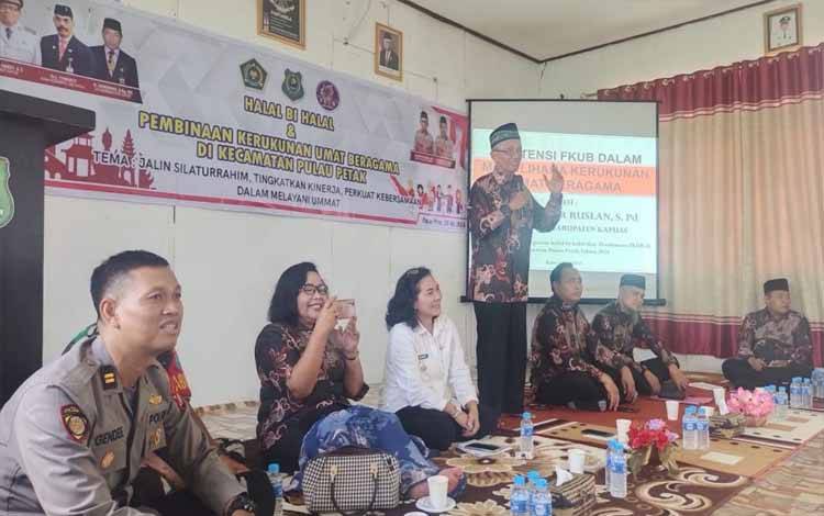 Camat Pulau Petak Apresiasi Sosialisasi FKUB Kapuas