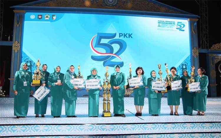 PKK Kalteng Raih Juara Umum Jambore Nasional