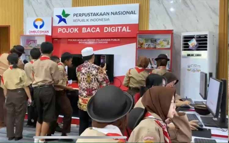 Kwarcab Pramuka Kapuas Kembali Kunjungi Disarpustaka, Ini yang Dilakukan