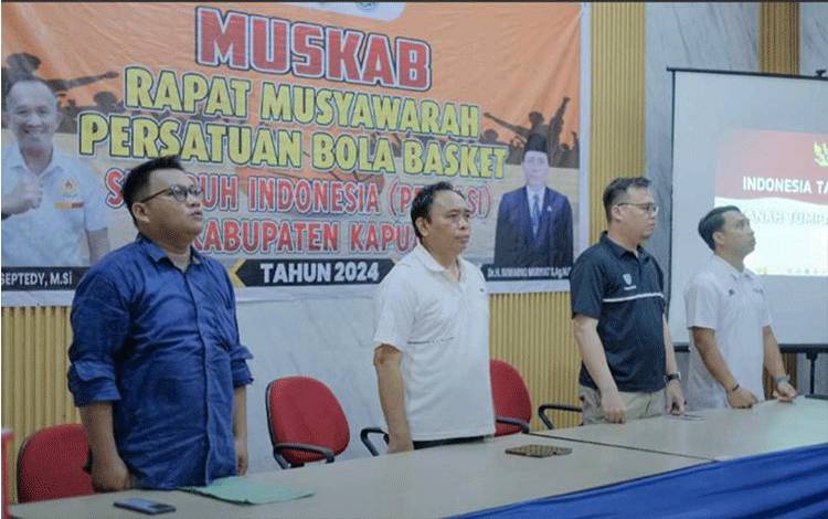 Muskab Perbasi Kapuas, Ini Ketua Terpilih Periode 2024-2028