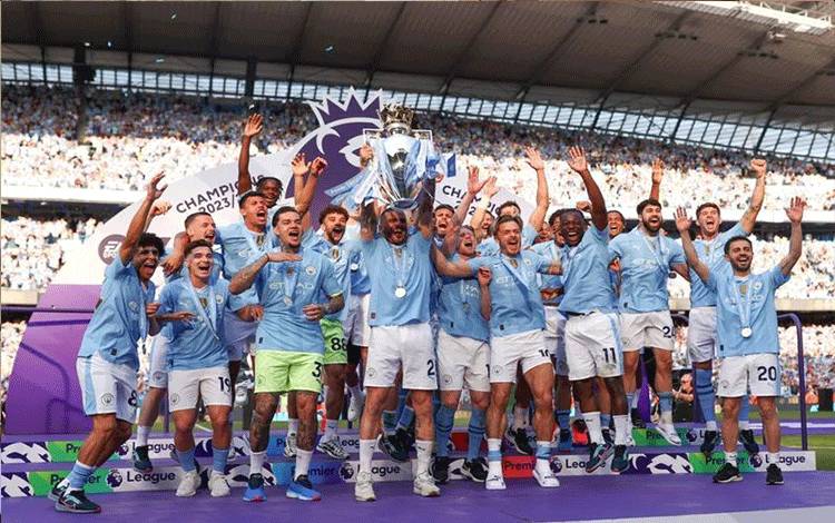 Lima Kunci Sukses Man City Juara Liga Empat Kali Berturut-Turut