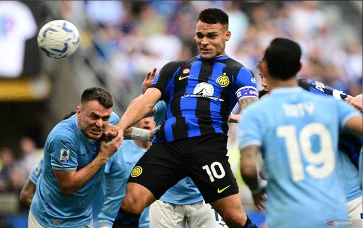 Inter Bermain Imbang 1-1 dengan Lazio Pada Hari Penyerahan Trofi Juara