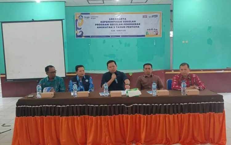 Kadis Pendidikan Seruyan Buka Lokakarya Kepemimpinan Kepala Sekolah
