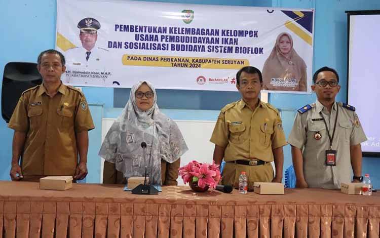 Dinas Perikanan Seruyan Bentuk Kelembagaan Kelompok Usaha Budidaya