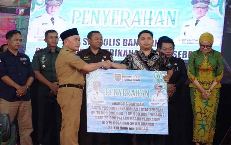 Pemprov Kalteng Salurkan Rp14,5 Miliar Bantuan Produksi Perikanan