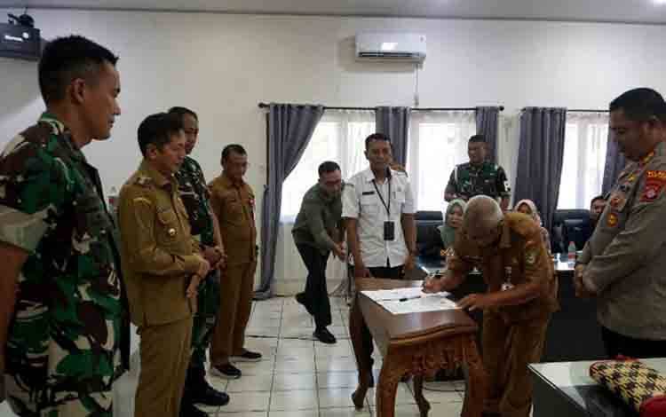 Pemkab Barito Utara Hibahkan Rp9 Miliar lebih untuk Pengamanan Pilkada Serentak 2024