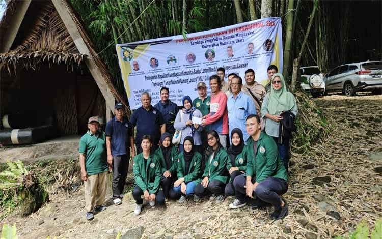 Komunitas Bambu Lestari Dukung Pengelolaan Kawasan Penyangga Taman Nasional Gunung Leuser