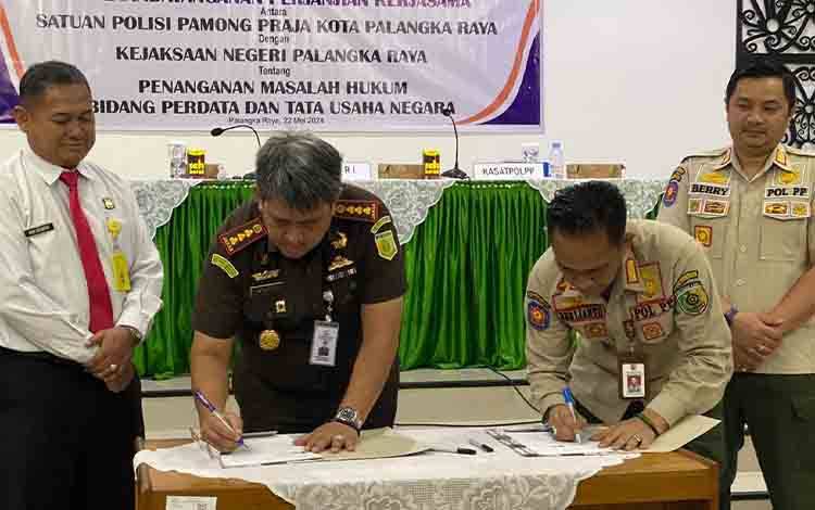 Satpol PP Palangka Raya Gencarkan Sosialisasi Perda Penanganan Gelandang dan Pengemis