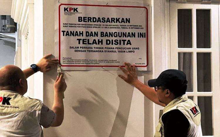 KPK Temukan Pihak Tutupi Papan Sita di Rumah Syahrul Yasin Limpo