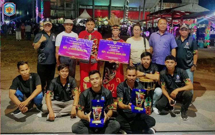Murung Raya Juara I Lomba Karungut Kategori Putra dan Juara III Karungut Kategori Putri FBIM 2024