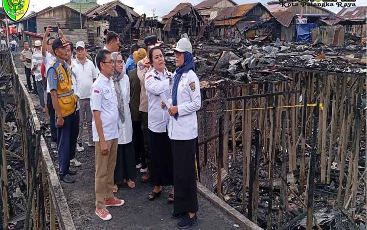 Pemko Palangka Raya Siap Tangani Dampak Kebakaran Rumah Warga