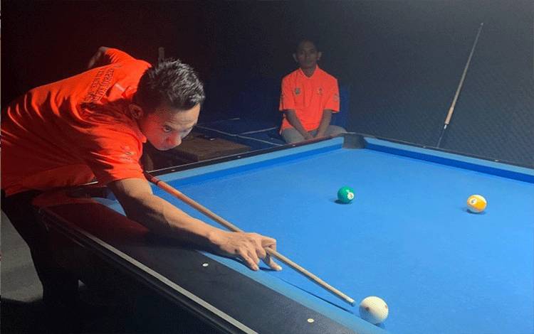 Atlet Biliar Kalteng Fokuskan Latihan Drill Hadapi PON Aceh-Sumut 2024