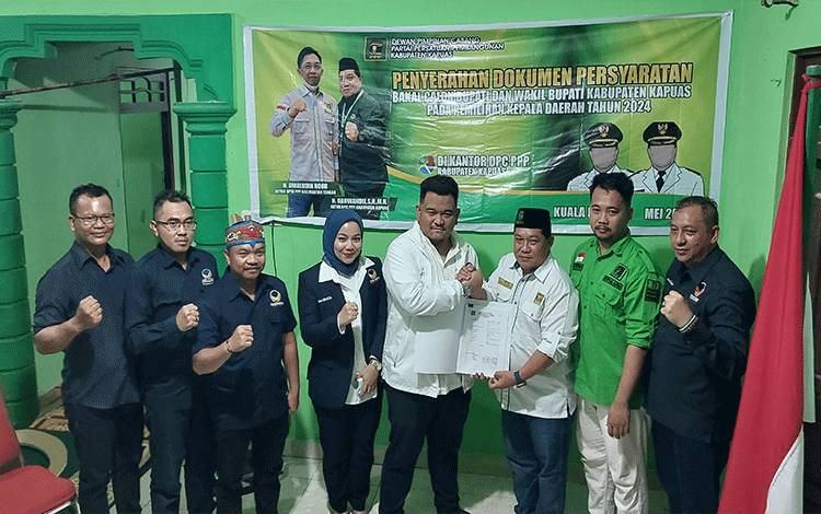 Perkuat Dukungan Maju Pilkada Kapuas, Evan Rahman Sahputra Juga Daftar ke DPC PPP
