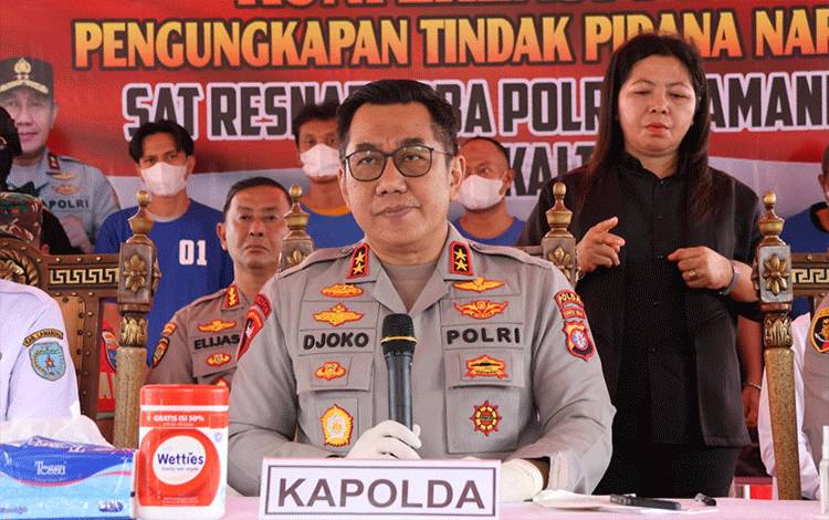Kapolda Kalteng Minta Kerja Sama Semua Pihak Berantas Peredaran Narkotika