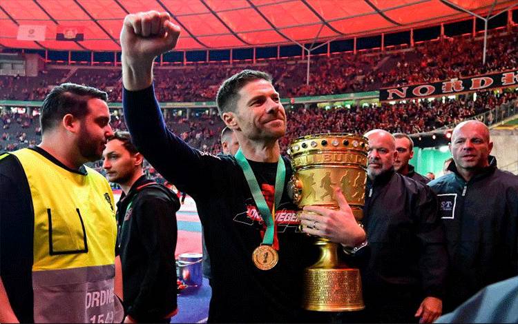 Gol Granit Xhaka Antarkan Bayer Leverkusen Juara DFB Pokal 2023/24