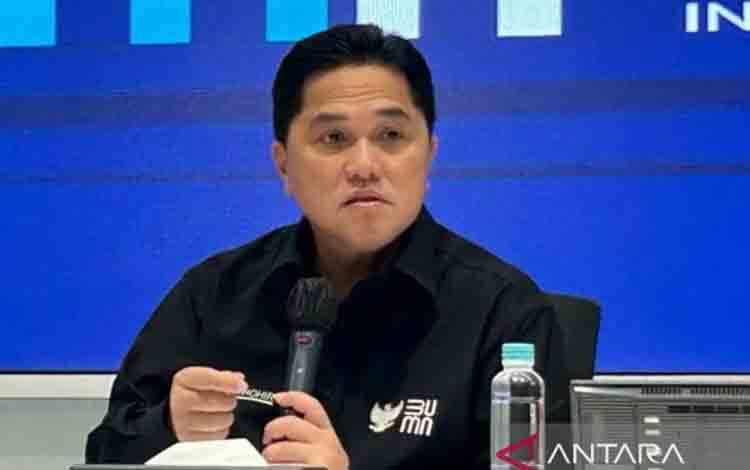 Menteri Badan Usaha Milik Negara (BUMN) Erick Thohir. ANTARA/Maria Cicilia Galuh