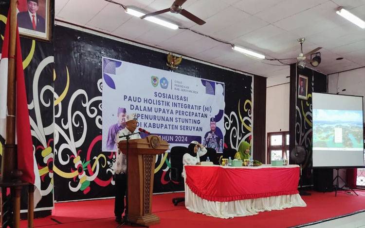 Upaya Turunkan Stunting, Disdik Seruyan Sosialisasi PAUD Holistik Integratif