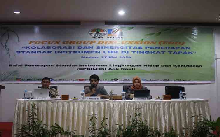 BPSILHK Aek Nauli Gelar FGD Sinergikan Standar Instrumen Lingkungan Hidup