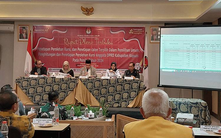 Ini Calon Terpilih Anggota DPRD Kabupaten Kapuas dari Dapil 1 Periode 2024-2029