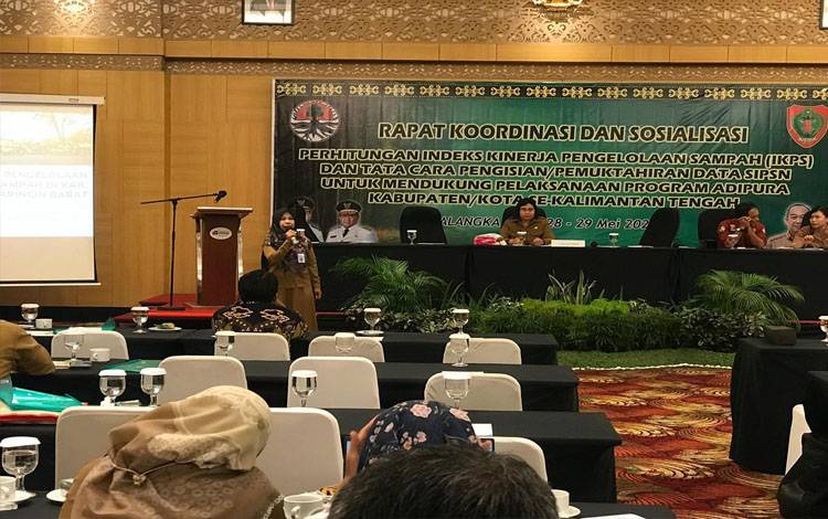 Sukses Raih Adipura, DLH Kobar Paparkan Strategi Pengelolaan Sampah saat Rakor se Kalteng