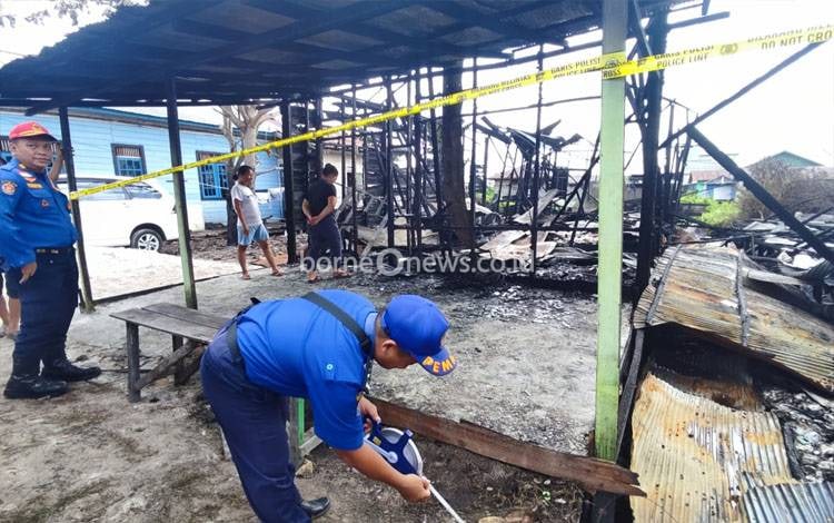 Kebakaran di Jalan Mendawai Gang Mandiri Akibat Kelalaian saat Memasak