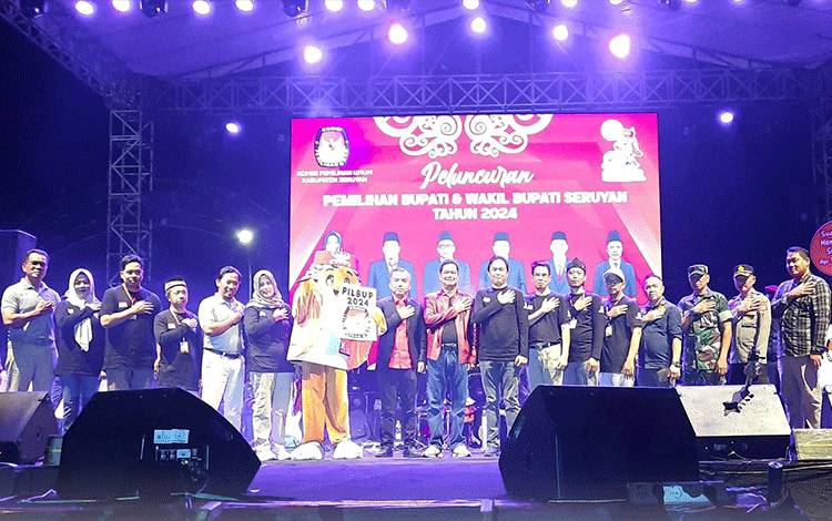 Peluncuran Pemilihan Bupati dan Wakil Bupati Seruyan Dihadiri Pj Bupati