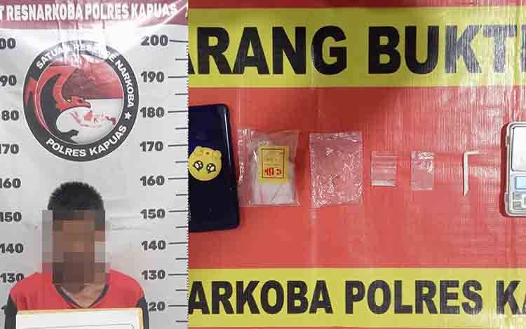 Seorang Warga Ditangkap Polisi karena Miliki Dua Paket Sabu