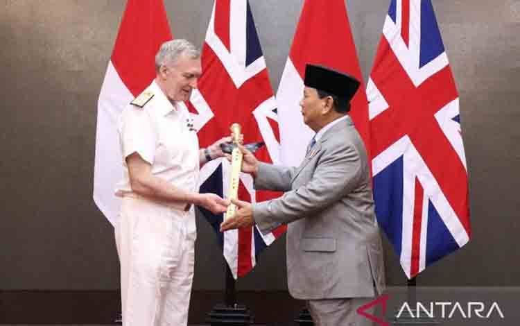 Menhan Prabowo Anggap Inggris Mitra Pertahanan Dekat Indonesia