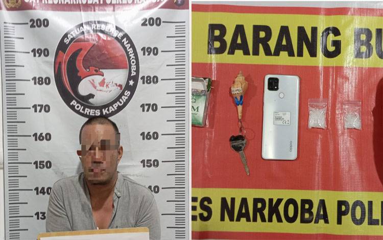 Warga Palangka Raya Ditangkap di Kapuas karena Sabu 7,52 Gram