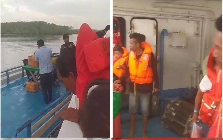 Trouble, Penumpang KM Kirana Kumai - Semarang Ganti Kapal