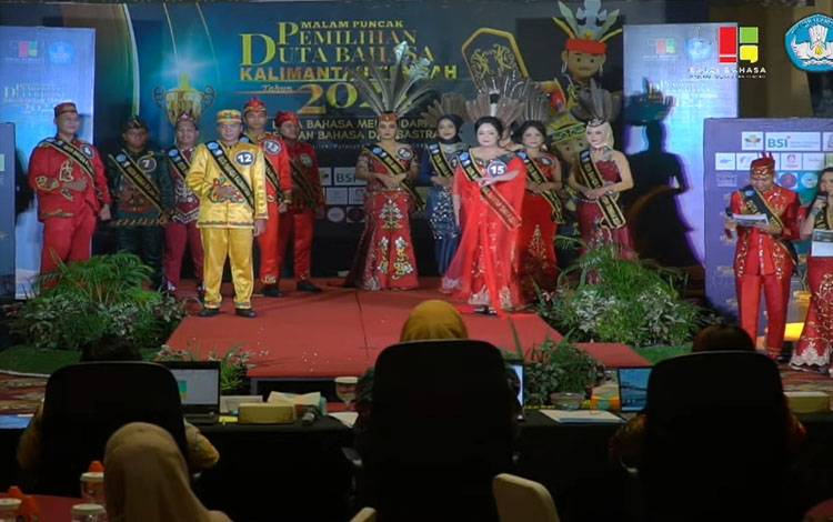 Malam Penganugerahan Duta Bahasa Kalteng, Persaingan Ketat Masih Berlangsung