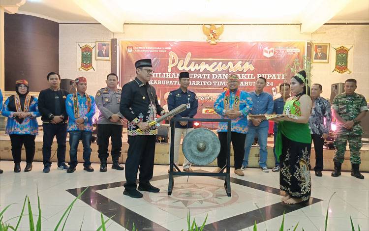 KPU Adakan Peluncuran Pemilihan Bupati dan Wakil Bupati Barito Timur