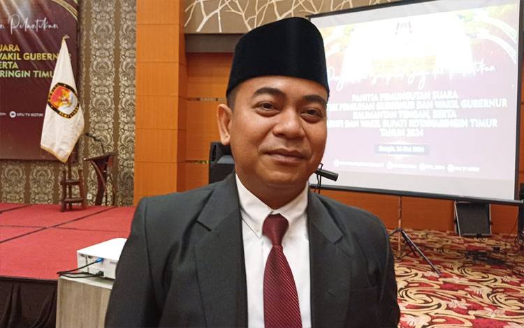 Ketua KPU Kotim Muhammad Rifqi. (FOTO: DEWIP)