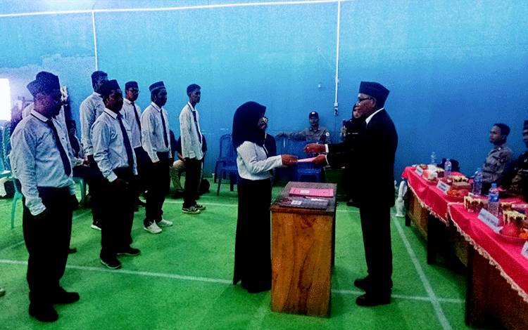 Suasana saat pelantikan PKD se Kecamatan Bataguh pada Minggu, 2 Juni 2024. (FOTO: IST)
