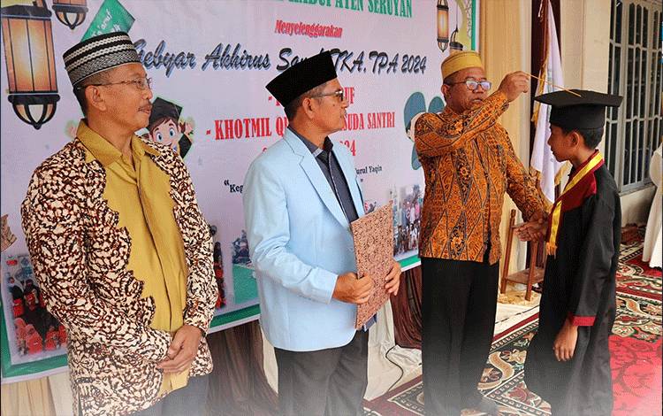 LPPTKA BKPRMI Seruyan Gelar Wisuda Santri TK/TP Al-Quran
