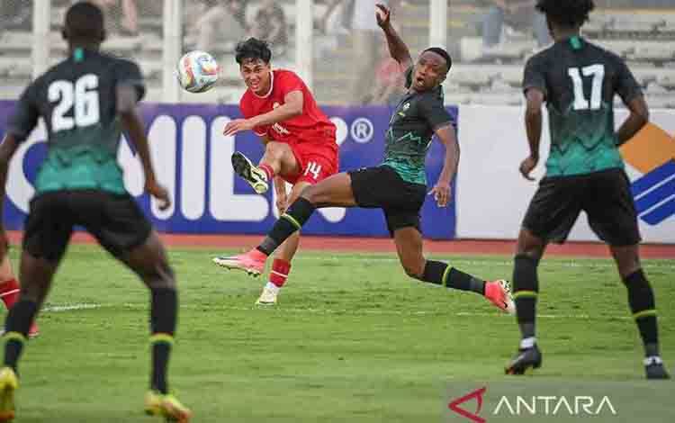 Laga Latihan Indonesia kontra Tanzania Berakhir Tanpa Gol