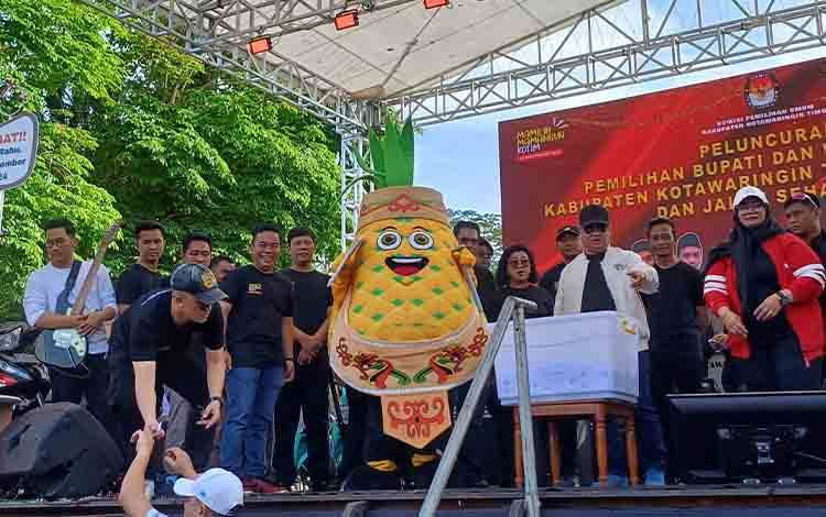 KPU Kotim: Maskot Kanas Gantang Simbol Harapan Pemimpin Masa Depan