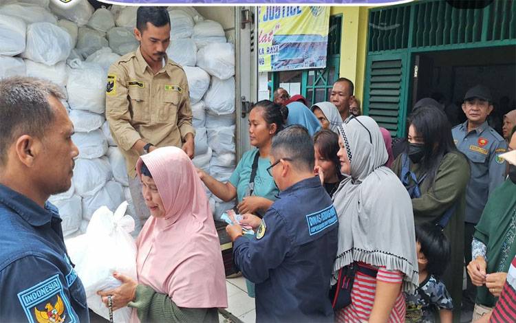 Distribusi Pangan Murah ke Wilayah Pinggiran Jadi Prioritas Pemko Palangka Raya