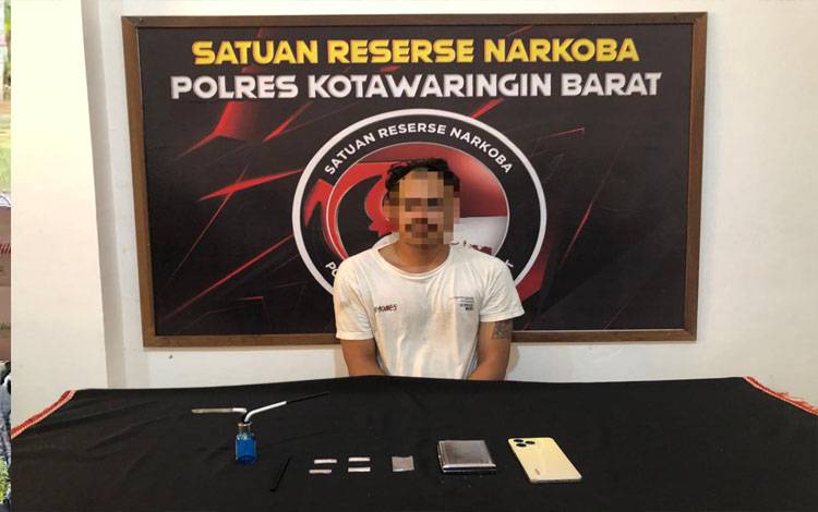 Miliki 2 Paket Sabu, Buruh Harian Lepas di Pangkalan Bun Ditangkap