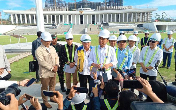 Presiden Jokowi Optimistis Bisa Berkantor di IKN Mulai Juli 2024