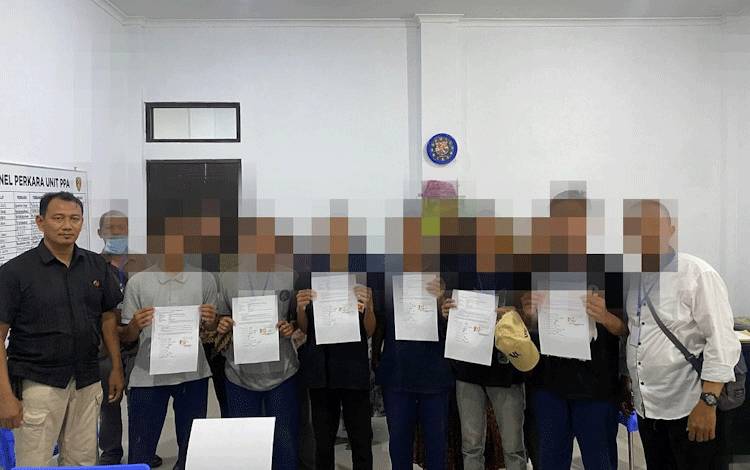 Dua Petarung Ala Gladiator Sudah Dipertemukan di Mapolres Kobar