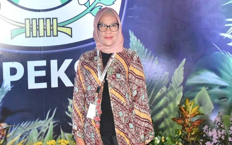 Pj Wali Kota Palangka Raya, Hera Nugrahayu menghadiri Rakernas Apeksi. (FOTO: HUMAS)