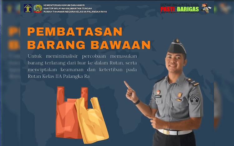 Perhatikan Pembatasan Barang untuk Jenguk WBP