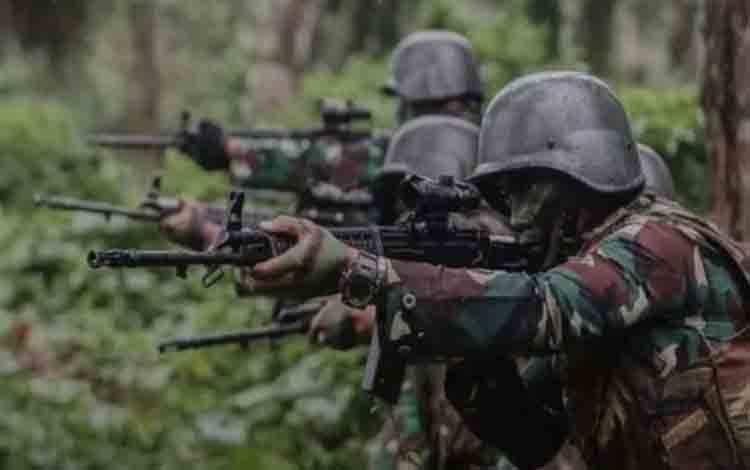Koops Habema Kontak Senjata dengan OPM Kalenak Murib di Puncak