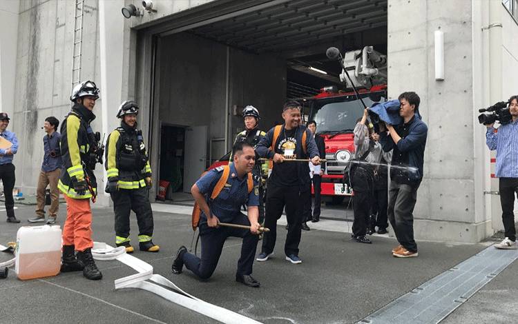DPKP dan BPBD Palangka Raya Belajar Teknologi Canggih dari Jepang