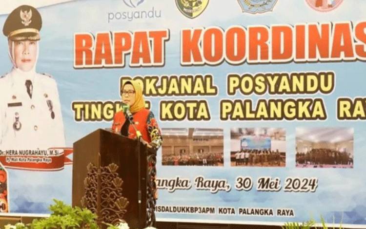 Pj Wali Kota Palangka Raya Minta Pelayanan di Puskesmas dan Posyandu Lebih Ramah