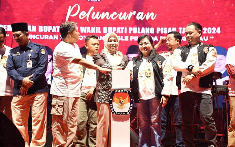 Maskot Pilkada Pulang Pisau Simbol Kerukunan