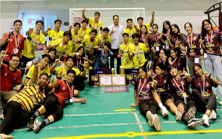 Vasco dan Puteri Lesmana FC Lamandau Juara Linus Futsal Kalteng