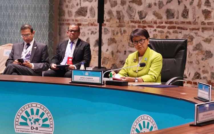 Menlu Retno: Negara Anggota D-8 Harus Bersatu Bantu Palestina
