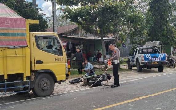 Kecelakaan di Jalan A Yani Kelurahan Baru, 1 Pengendara Motor Meninggal